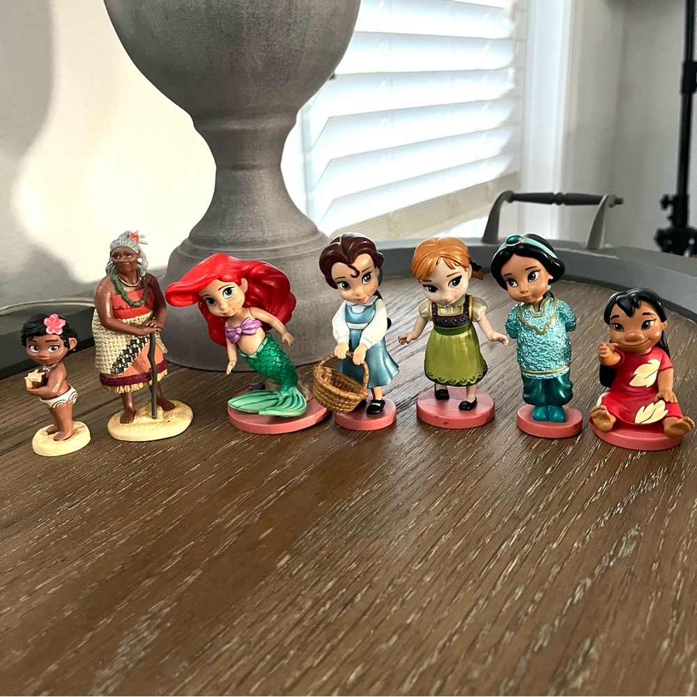Disney Princess Cake Topper Lot of 7